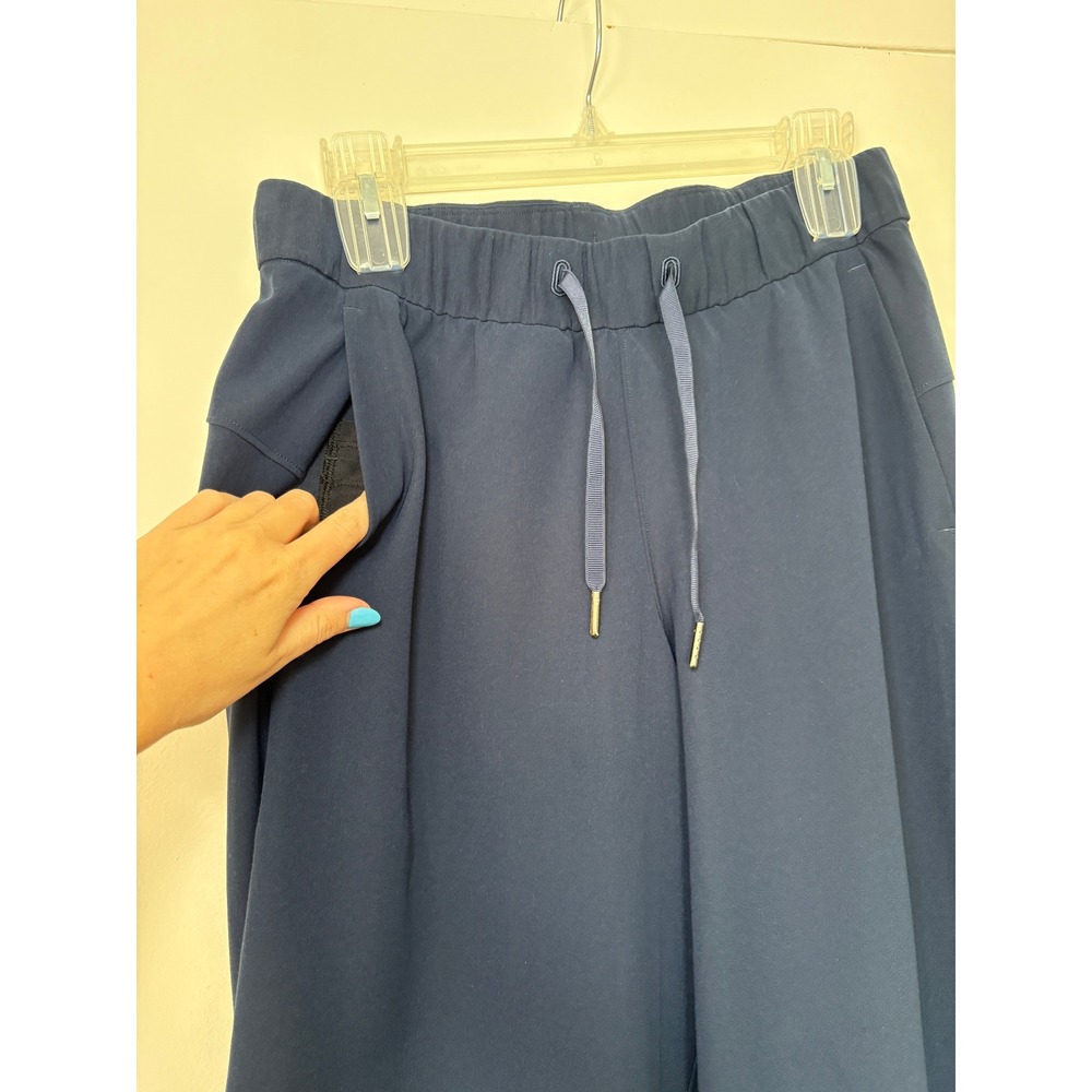 Lululemon On the Fly Wide-Leg Pants 6 Navy Blue Luxtreme 31" Length W5BM3S - Picture 8 of 9